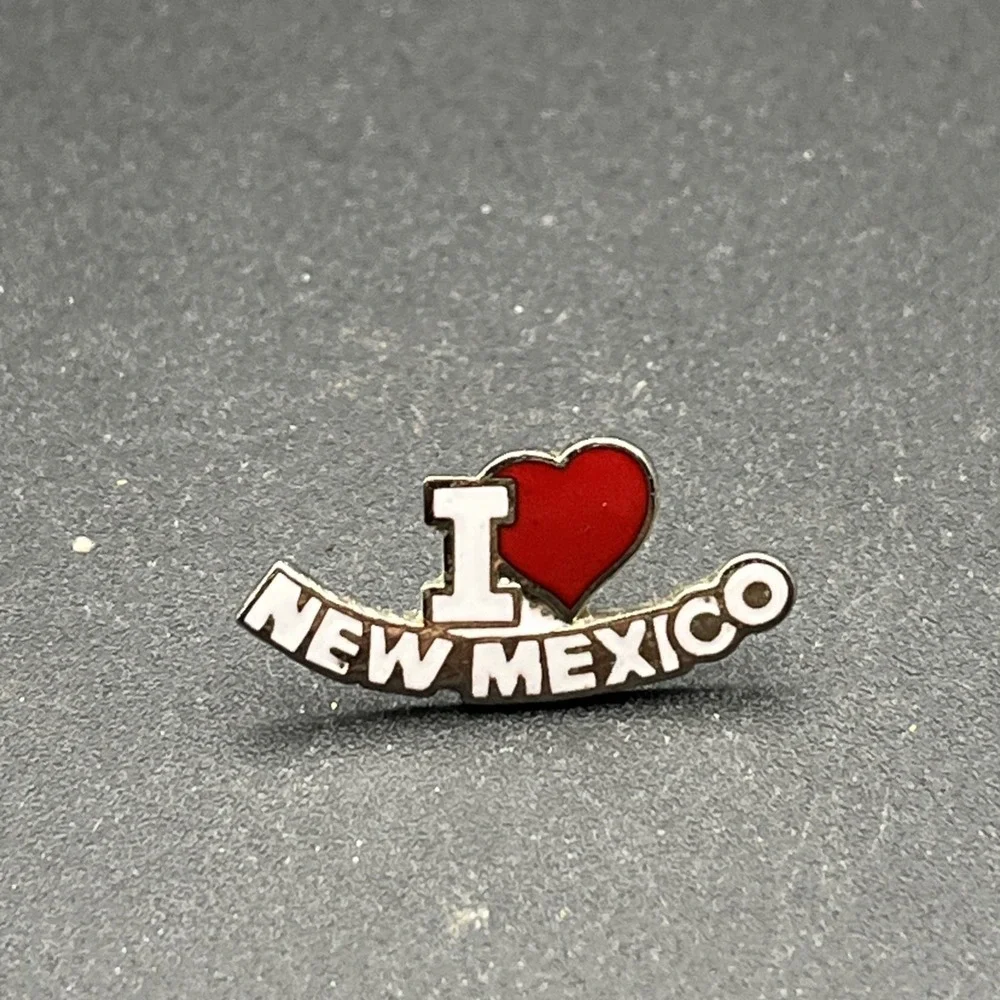I Heart Love New Mexico United States Of America Lapel Hat Pin‎